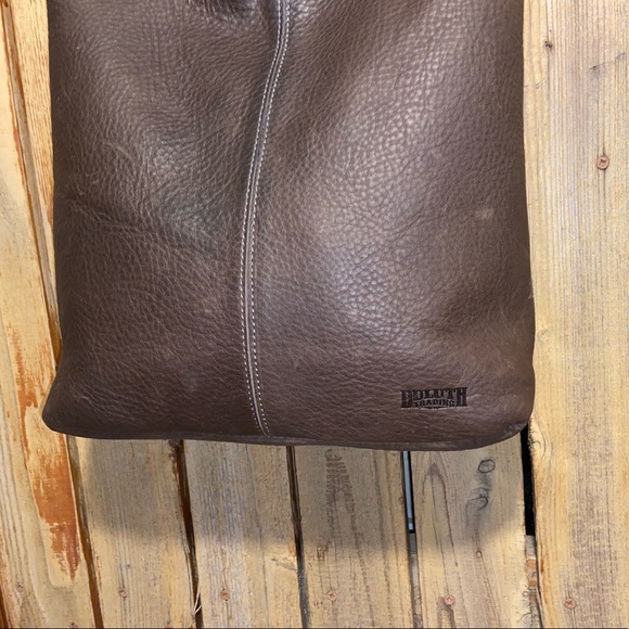 Duluth Trading Co Brown Leather Hobo - Picture 4 of 14